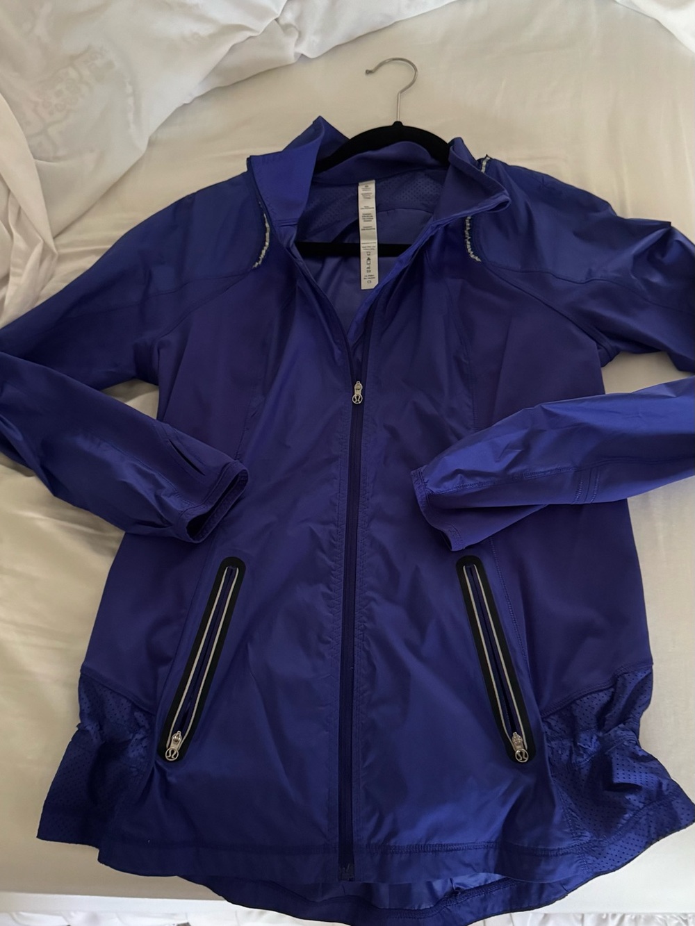 Lululemon Women Blue Lightweight Zip-Up Jacket